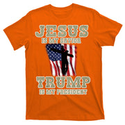 Jesus Is My Savior Trump Is My President Patriotic Flag T-Shirt