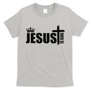 Jesus Is King Simple Crown Logo T-Shirt