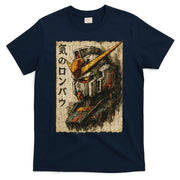 Japanese Mecha Robot Head Vintage Anime Art T-Shirt
