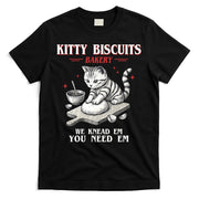 Kitty Biscuits We Knead Em You Need Em Cat Lover Baking T-Shirt