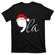 Kamala Harris 2024 Santa Hat Comma La Funny Christmas Pajama Premium T-Shirt