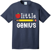 Kid Kid LITTLE GENIUS BACK TO SCHOOL WITH APPLE AND PENCIL T-Shirt