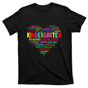 Kindergarten Team Heart Back To School Funny Teacher T-Shirt