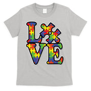 Love Autism Puzzle Piece T-Shirt