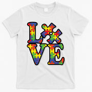 Love Autism Puzzle Piece T-Shirt