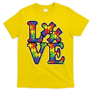 Love Autism Puzzle Piece T-Shirt