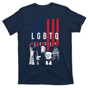 LGBTQ Donald Trump American Flag T-Shirt