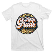 Leopard Fifth Teacher Cute 5th Grade Back To School T-Shirt