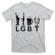 LGBT Liberty Guns Beer Pro Donald Trump T-Shirt