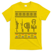 LGBT Liberty Guns Beer Trump Support Ugly Christmas T-Shirt