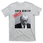 Lock Him Up Donald Trump Guilty Mugshot T-Shirt