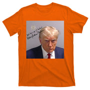 Lock Him Up Funny Hilary Clinton Donald Trump Mugshot T-Shirt