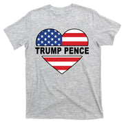 Love Trump Pence USA Heart T-Shirt
