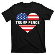 Love Trump Pence USA Heart T-Shirt