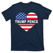 Love Trump Pence USA Heart T-Shirt