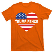 Love Trump Pence USA Heart T-Shirt