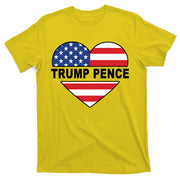 Love Trump Pence USA Heart T-Shirt