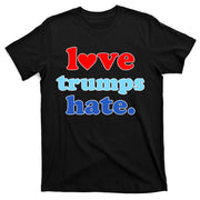 Love Trumps Hate Heart Anti Trump Not My President T-Shirt