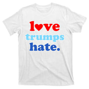 Love Trumps Hate Heart Anti Trump Not My President T-Shirt