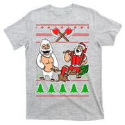 Lumberjack Santa Ugly Christmas Sweater T-Shirt