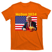 Mcdon 2024 Funny Donald Trump Cooking Fries T-Shirt
