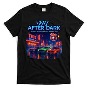 M1 After Dark Detroit To Pontiac Night Riders Woodward Ave M1 2025 T-Shirt