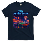 M1 After Dark Detroit To Pontiac Night Riders Woodward Ave M1 2025 T-Shirt