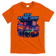 M1 After Dark Detroit To Pontiac Night Riders Woodward Ave M1 2025 T-Shirt