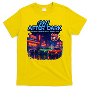 M1 After Dark Detroit To Pontiac Night Riders Woodward Ave M1 2025 T-Shirt