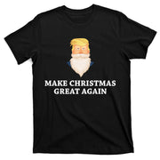 Make Christmas Great Again Santa Beard Trump T-Shirt