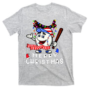 Merry Christmas Baseball Player T-Shirt