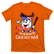 Merry Christmas Baseball Player T-Shirt