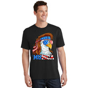 Murica Eagle 4th Of July Mullet American Flag Usa Patriotic T-Shirt