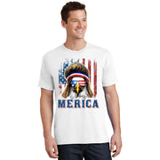 Merica Eagle Mullet Shirt 4th Of July American Flag T-Shirt