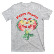 Merry FIshmas Cute Fish Christmas Gift T-Shirt
