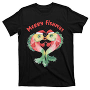 Merry FIshmas Cute Fish Christmas Gift T-Shirt