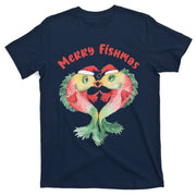 Merry FIshmas Cute Fish Christmas Gift T-Shirt
