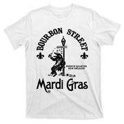 Mardi Gras Bourbon Street New Orleans Beer Funny T-Shirt