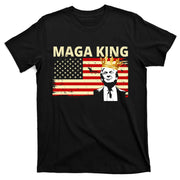 MAGA King Donald Trump Usa Flag T-Shirt