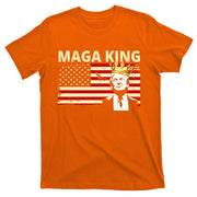 MAGA King Donald Trump Usa Flag T-Shirt