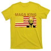 MAGA King Donald Trump Usa Flag T-Shirt