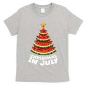 Mele Kalikimaka Water Melon Xmas Tree Christmas In July T-Shirt