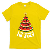 Mele Kalikimaka Water Melon Xmas Tree Christmas In July T-Shirt
