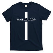 Man Of God Husband Dad Protector T-Shirt
