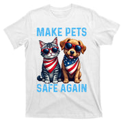 Make Pets Safe Again Funny Donald Trump They Are Eating The Dogs T-Shirt