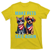 Make Pets Safe Again Funny Donald Trump They Are Eating The Dogs T-Shirt