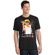 Merica Trump Outfits Don Drunk Donald Drunk 4th Of July T-Shirt