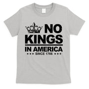 No Kings In America Vintage Democracy Since 1776 T-Shirt
