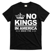 No Kings In America Vintage Democracy Since 1776 T-Shirt