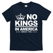 No Kings In America Vintage Democracy Since 1776 T-Shirt